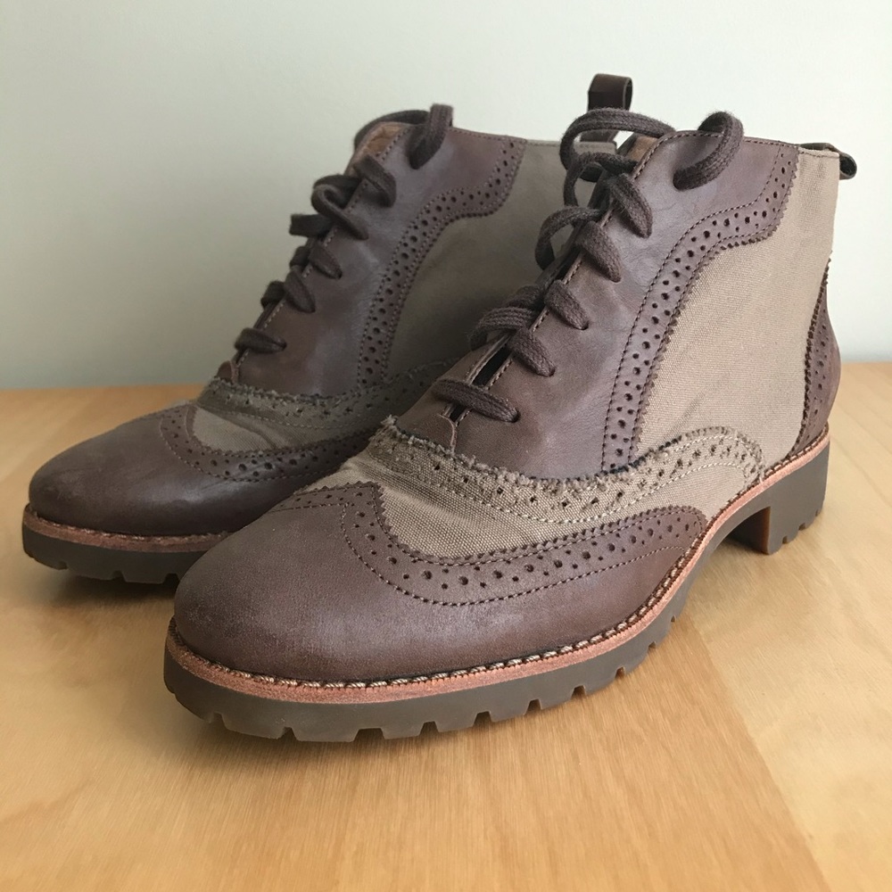 Sperry Top Sider Women’s Brown Leather Ankle Shoe